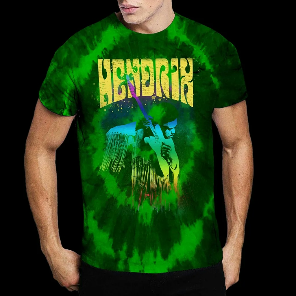 Album artwork for Unisex T-Shirt Hear The Vibe Dip Dye, Dye Wash by Jimi Hendrix