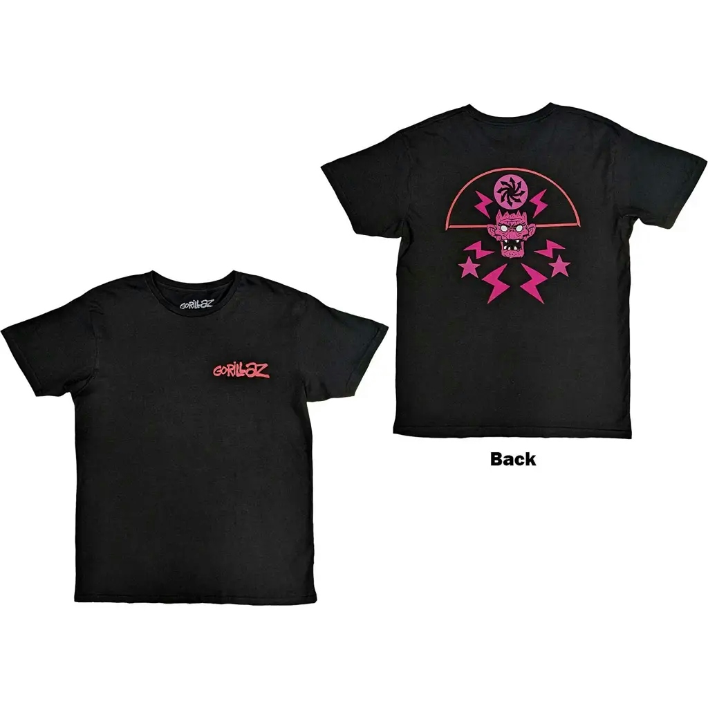 Album artwork for Gorillaz Unisex T-Shirt: Cult of Gorillaz (Back Print)  Cult of Gorillaz Short Sleeves by Gorillaz