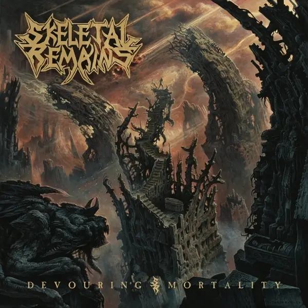 Album artwork for Devouring Mortality by Skeletal Remains