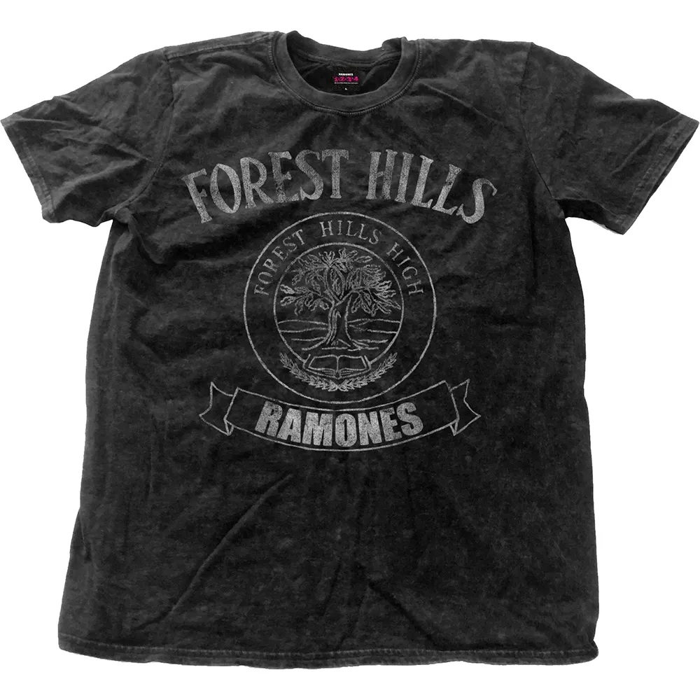Album artwork for Unisex T-Shirt Forest Hills Vintage Snow Wash, Dye Wash by Ramones