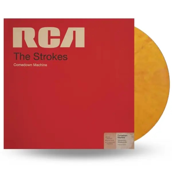 Album artwork for Comedown Machine/vinyl opaque yellow w/red streak by The Strokes