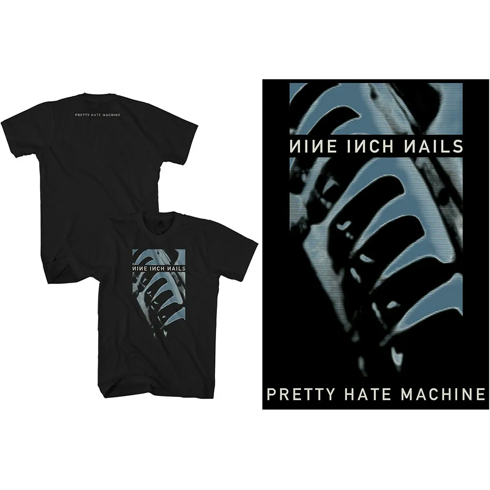Album artwork for Unisex T-Shirt Pretty Hate Machine Back Print by Nine Inch Nails