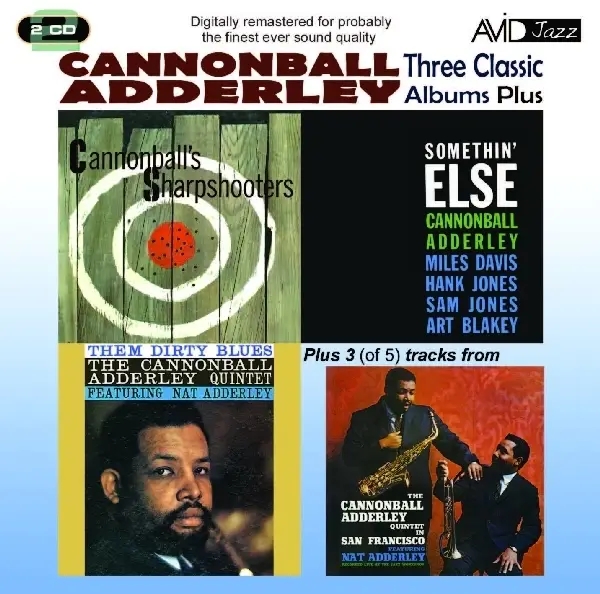 Album artwork for Three Classic Albums Plus by Cannonball Adderley