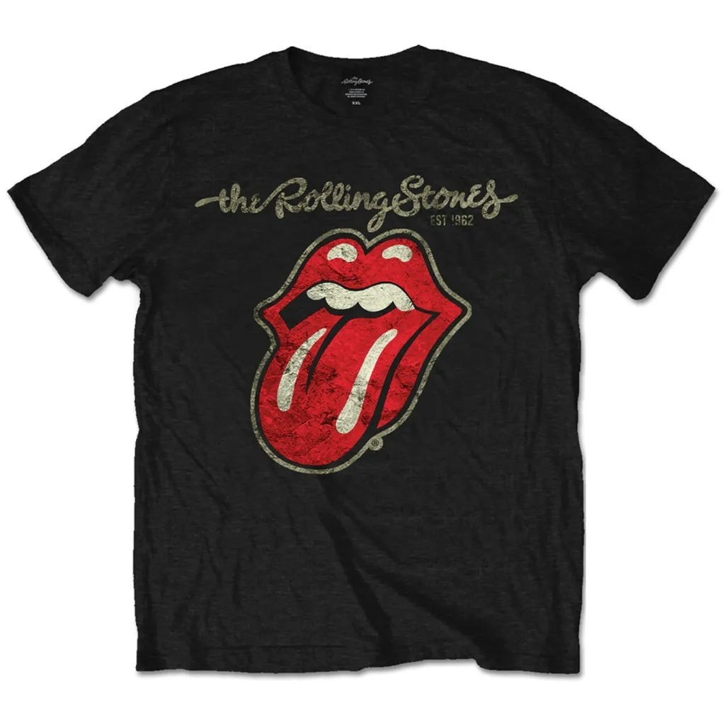 Album artwork for Unisex T-Shirt Plastered Tongue by The Rolling Stones