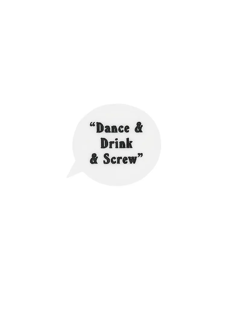 Album artwork for Speech Bubble Brooch- Dance and Drink by Tatty Devine, Pulp