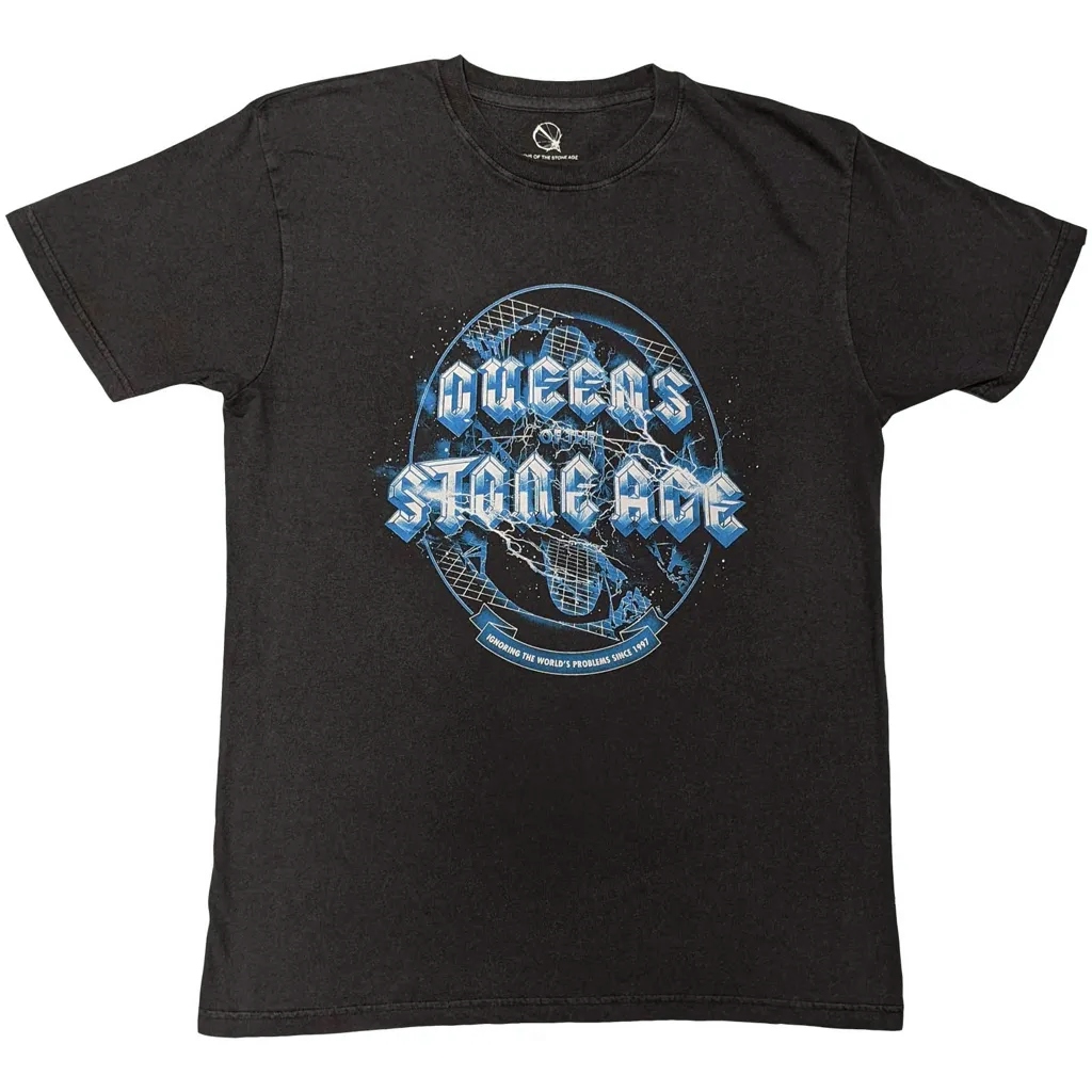 Album artwork for Unisex T-Shirt Ignoring… Black Pigment Dye Wash by Queens Of The Stone Age