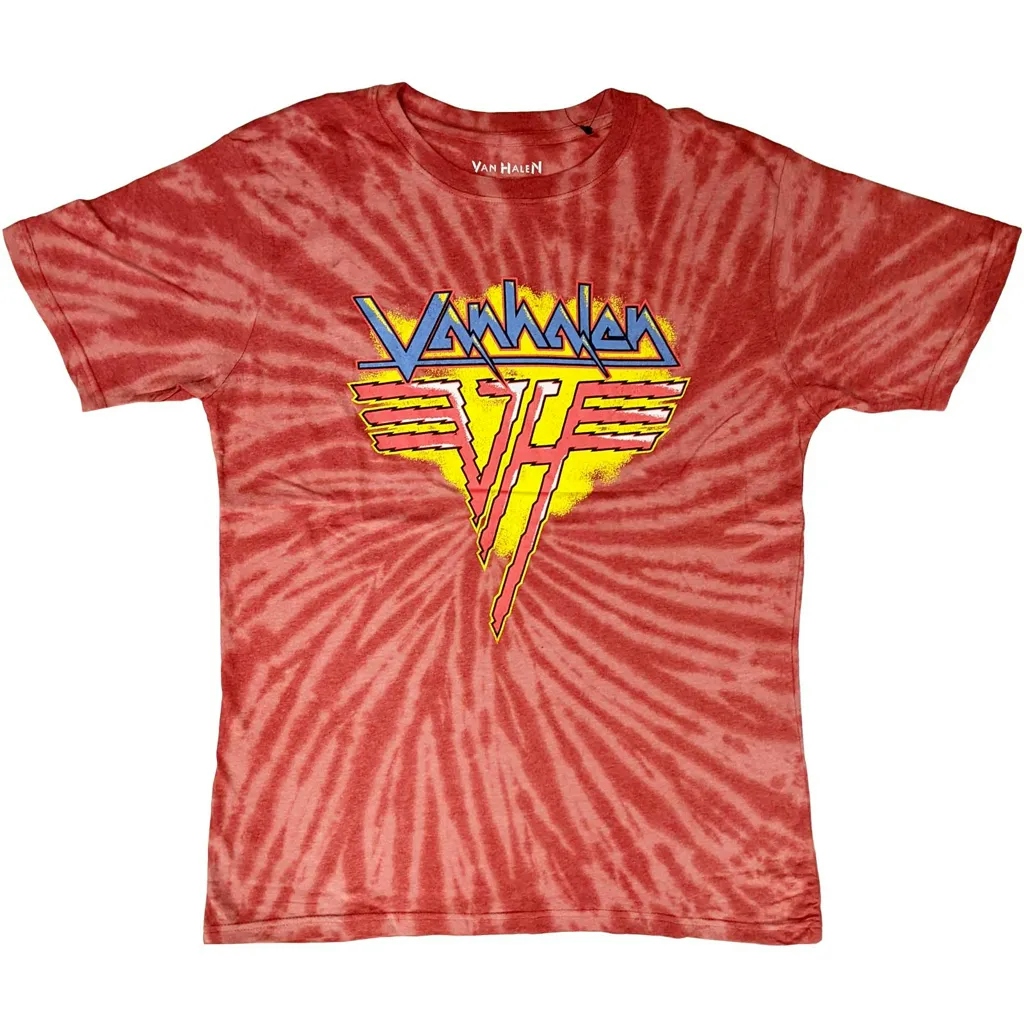 Album artwork for Unisex T-Shirt Jagged Logo Dip Dye, Dye Wash by Van Halen