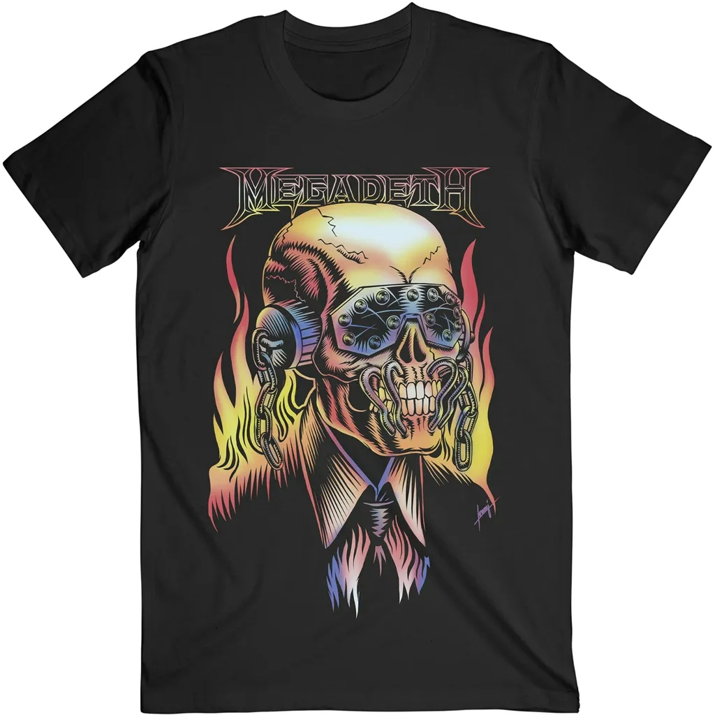 Album artwork for Unisex T-Shirt Flaming Vic by Megadeth