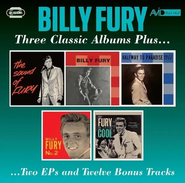 Album artwork for Three Classic Albums Plus by Billy Fury