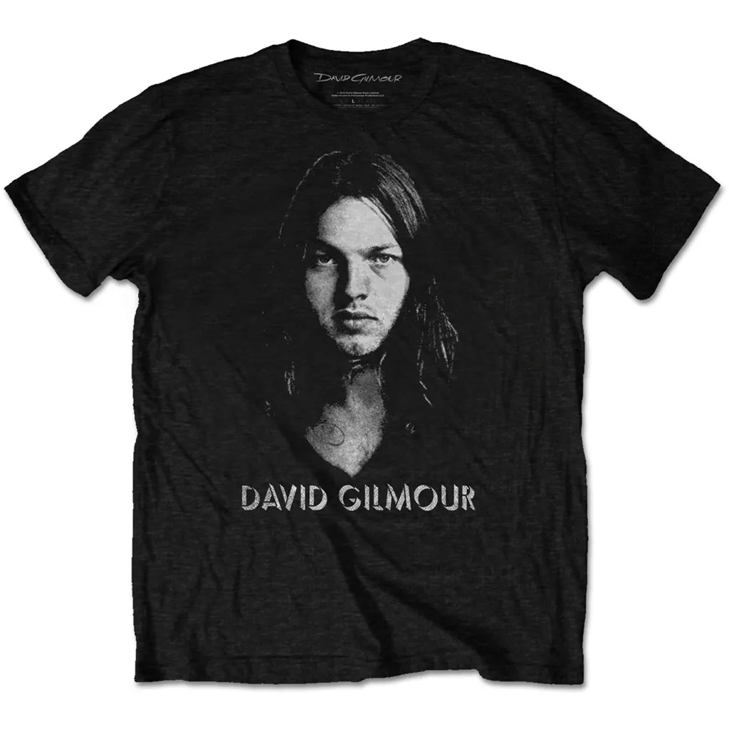 Album artwork for Unisex T-Shirt Half-tone Face by David Gilmour