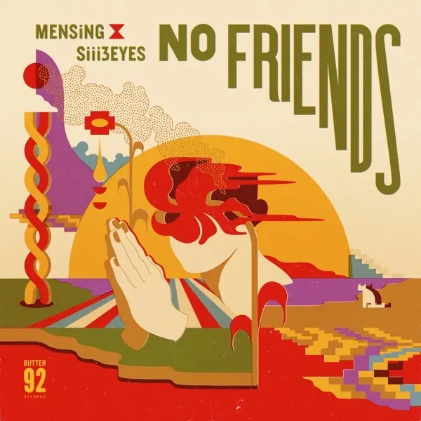 Album artwork for No Friends by Mensing x siii3eyes