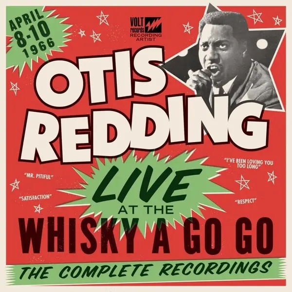 Album artwork for Live At The Whisky A Go Go by Otis Redding