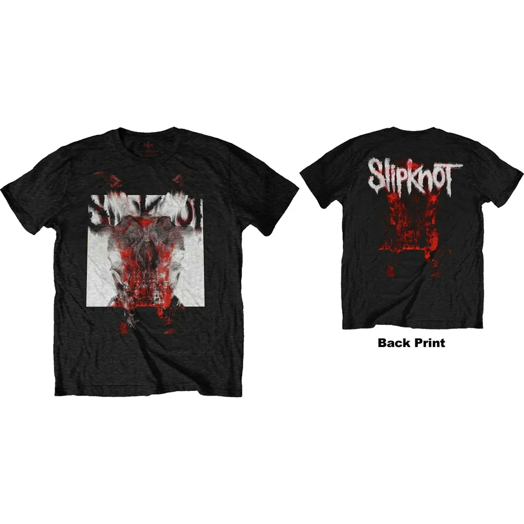 Album artwork for Unisex T-Shirt Devil Single - Logo Blur Back Print by Slipknot