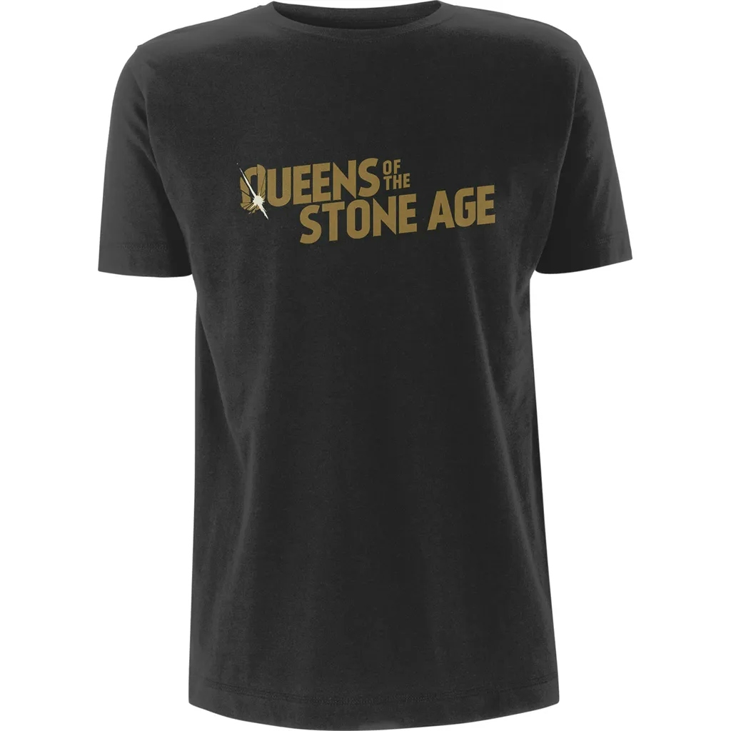 Album artwork for Unisex T-Shirt Metallic Text Logo by Queens Of The Stone Age
