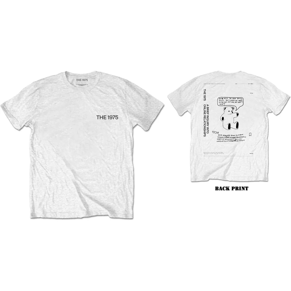 Album artwork for Unisex T-Shirt ABIIOR Teddy Back Print by The 1975