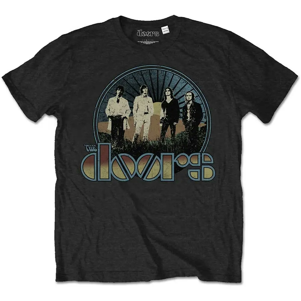 Album artwork for The Doors Unisex T-Shirt: Vintage Field  Vintage Field Short Sleeves by The Doors