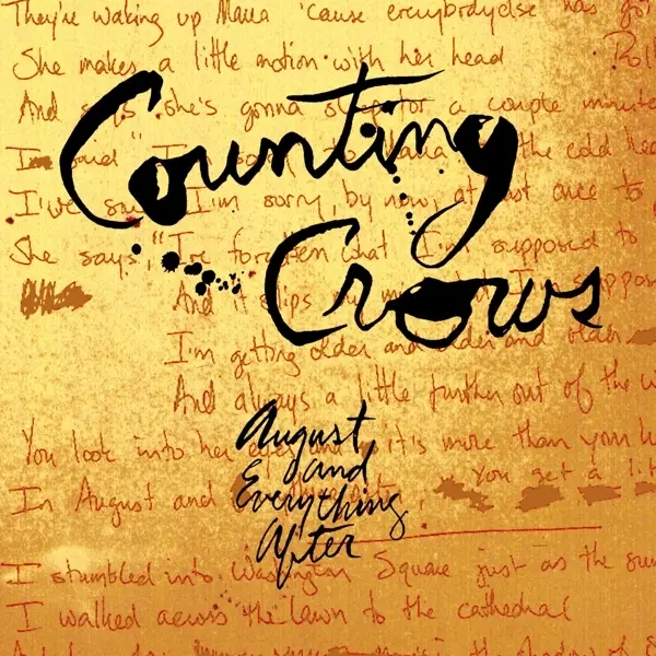 Album artwork for August & Everything After by Counting Crows