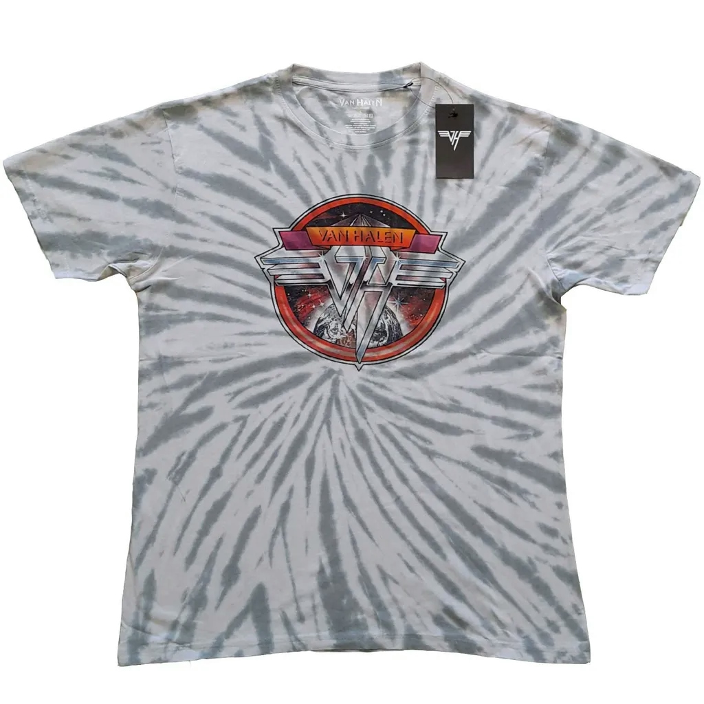 Album artwork for Unisex T-Shirt Chrome Logo Dip Dye, Dye Wash by Van Halen