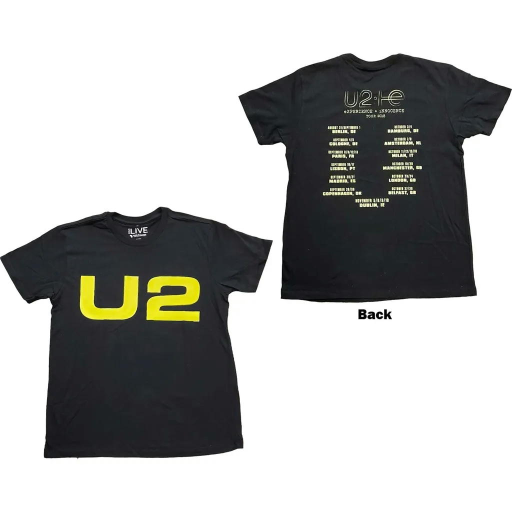 Album artwork for Unisex T-Shirt Logo 2018 Back Print by U2