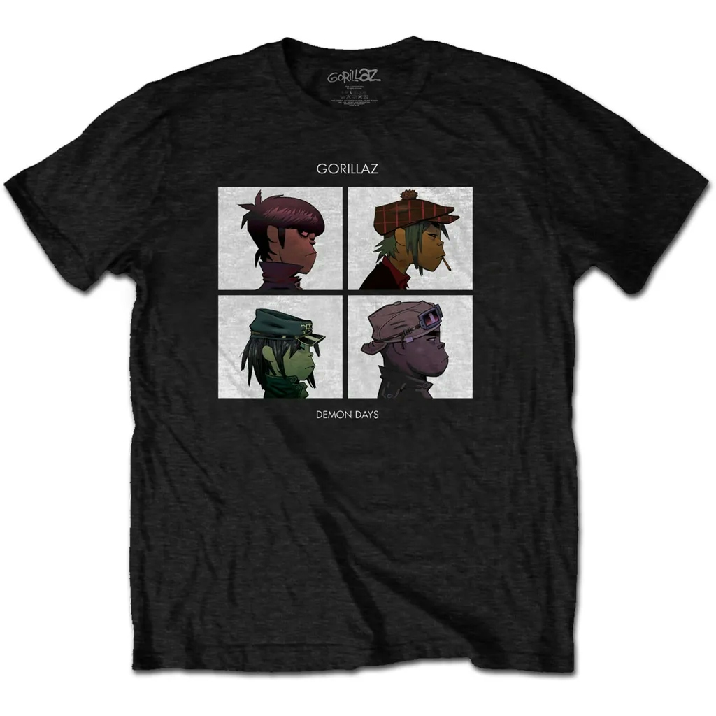 Album artwork for Unisex T-Shirt Demon Days by Gorillaz