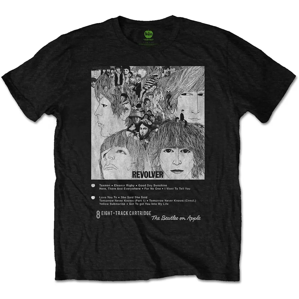 Album artwork for Unisex T-Shirt Revolver 8 Track by The Beatles