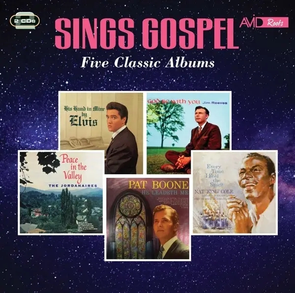 Album artwork for Sings Gospel-Five Classic Albums by Elvis Presley