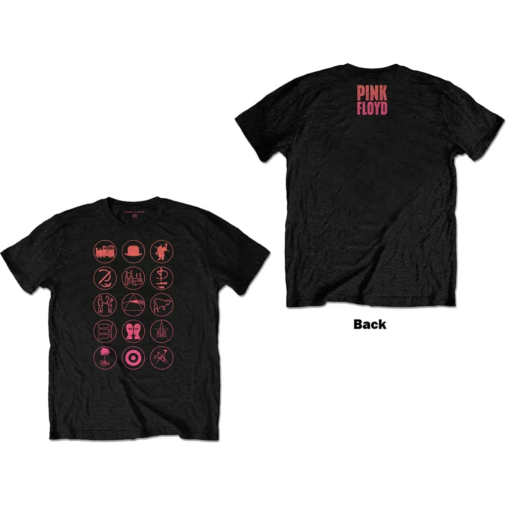 Album artwork for Unisex T-Shirt Symbols Back Print by Pink Floyd