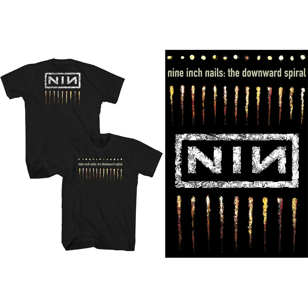 Album artwork for Unisex T-Shirt Downward Spiral Back Print by Nine Inch Nails
