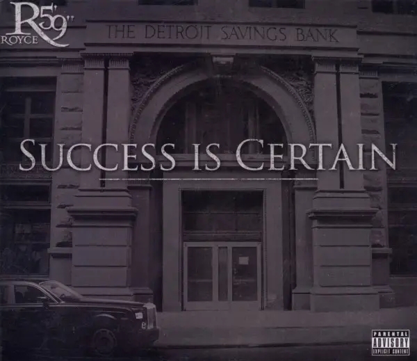 Album artwork for Success Is Certain by Royce Da 5'9"