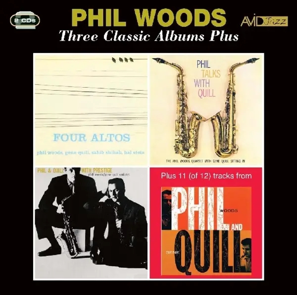 Album artwork for Three Classic Albums Plus by Phil Woods