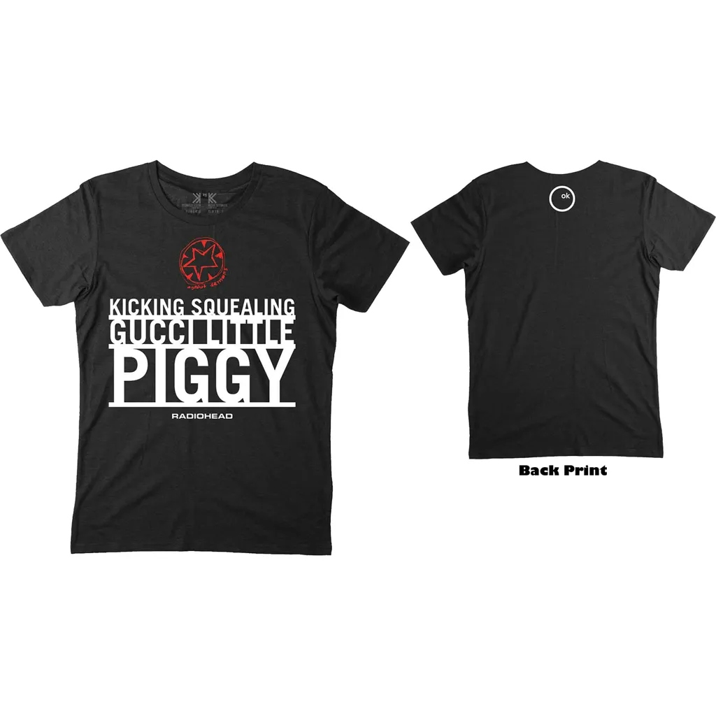 Album artwork for Unisex T-Shirt Gucci Piggy Back Print by Radiohead