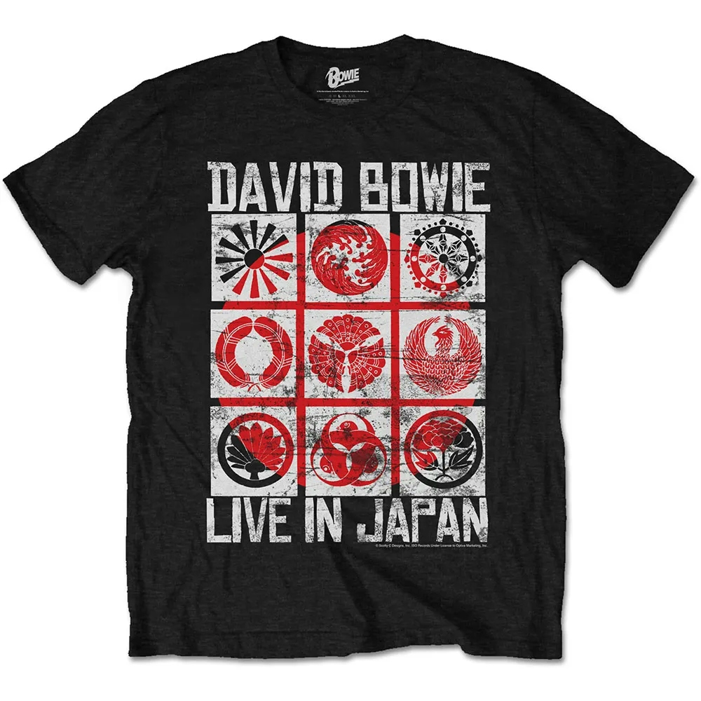 Album artwork for Unisex T-Shirt Live in Japan by David Bowie