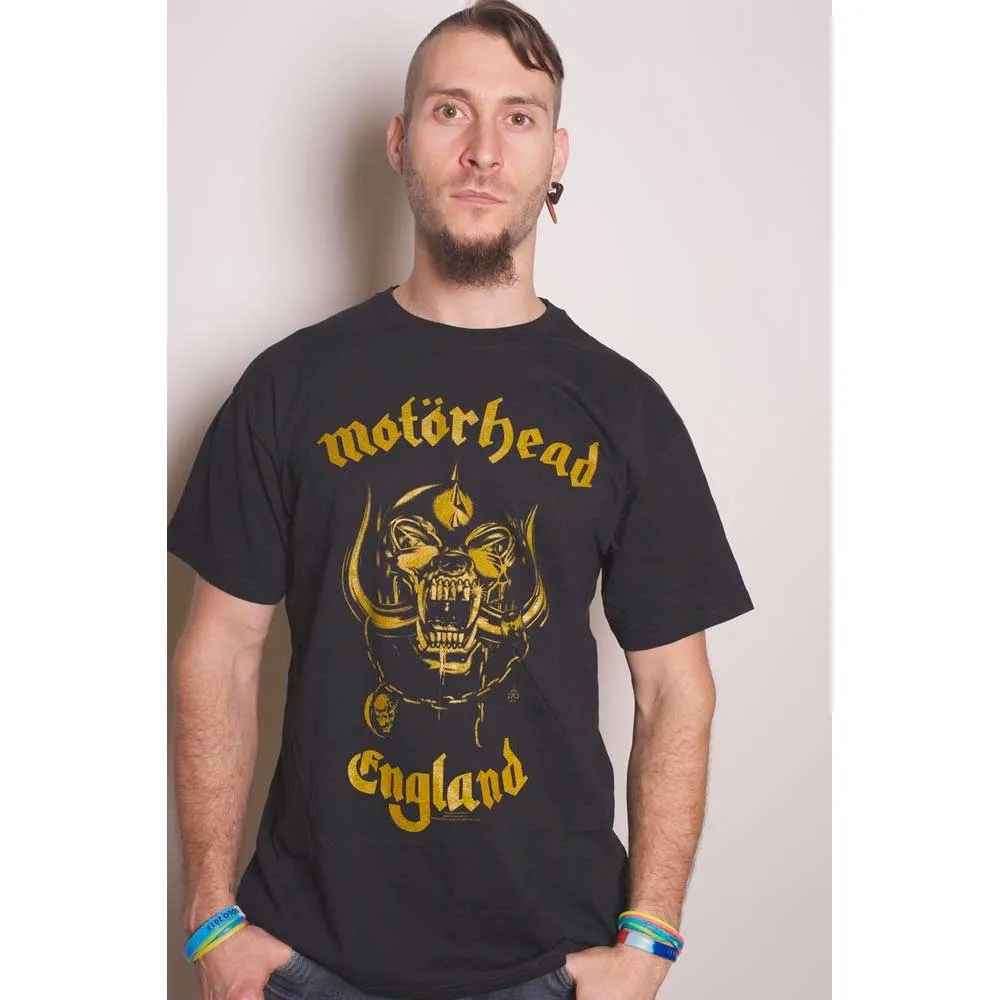 Album artwork for Unisex T-Shirt England Classic Gold by Motorhead