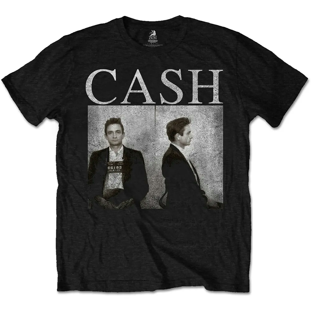Album artwork for Unisex T-Shirt Mug Shot by Johnny Cash