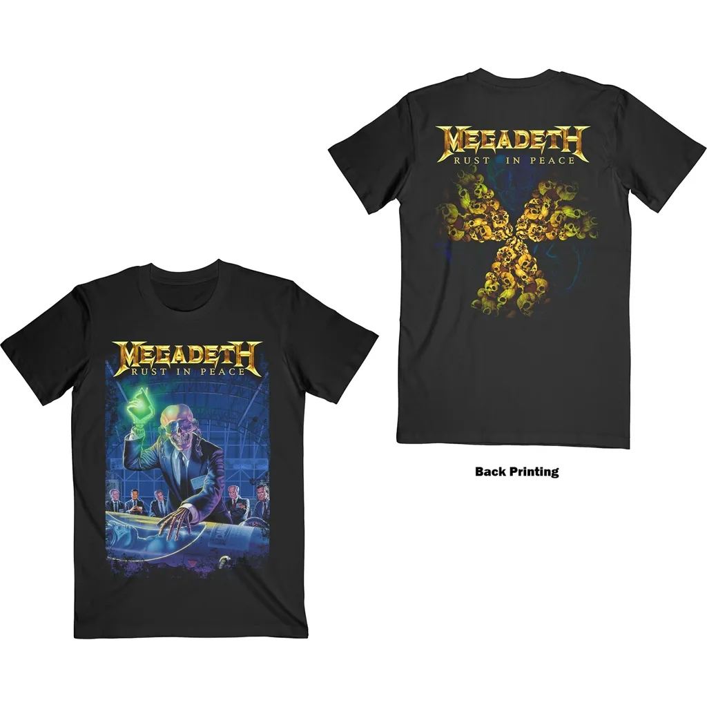 Album artwork for Unisex T-Shirt Rust In Peace 30th Anniversary Back Print by Megadeth
