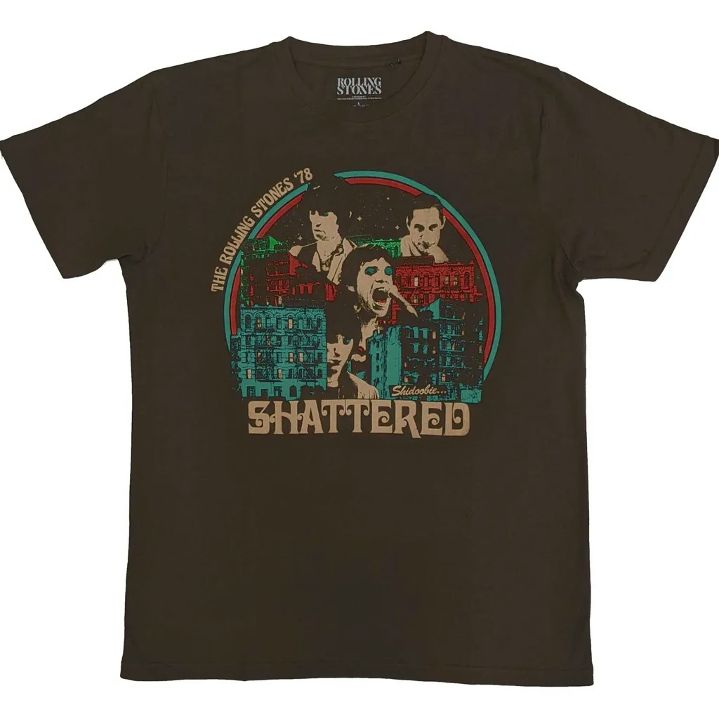 Album artwork for Unisex T-Shirt Some Girls Shattered by The Rolling Stones