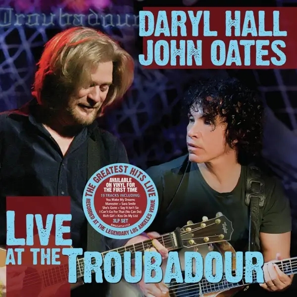 Album artwork for Live at The Troubadour by Daryl Hall and John Oates