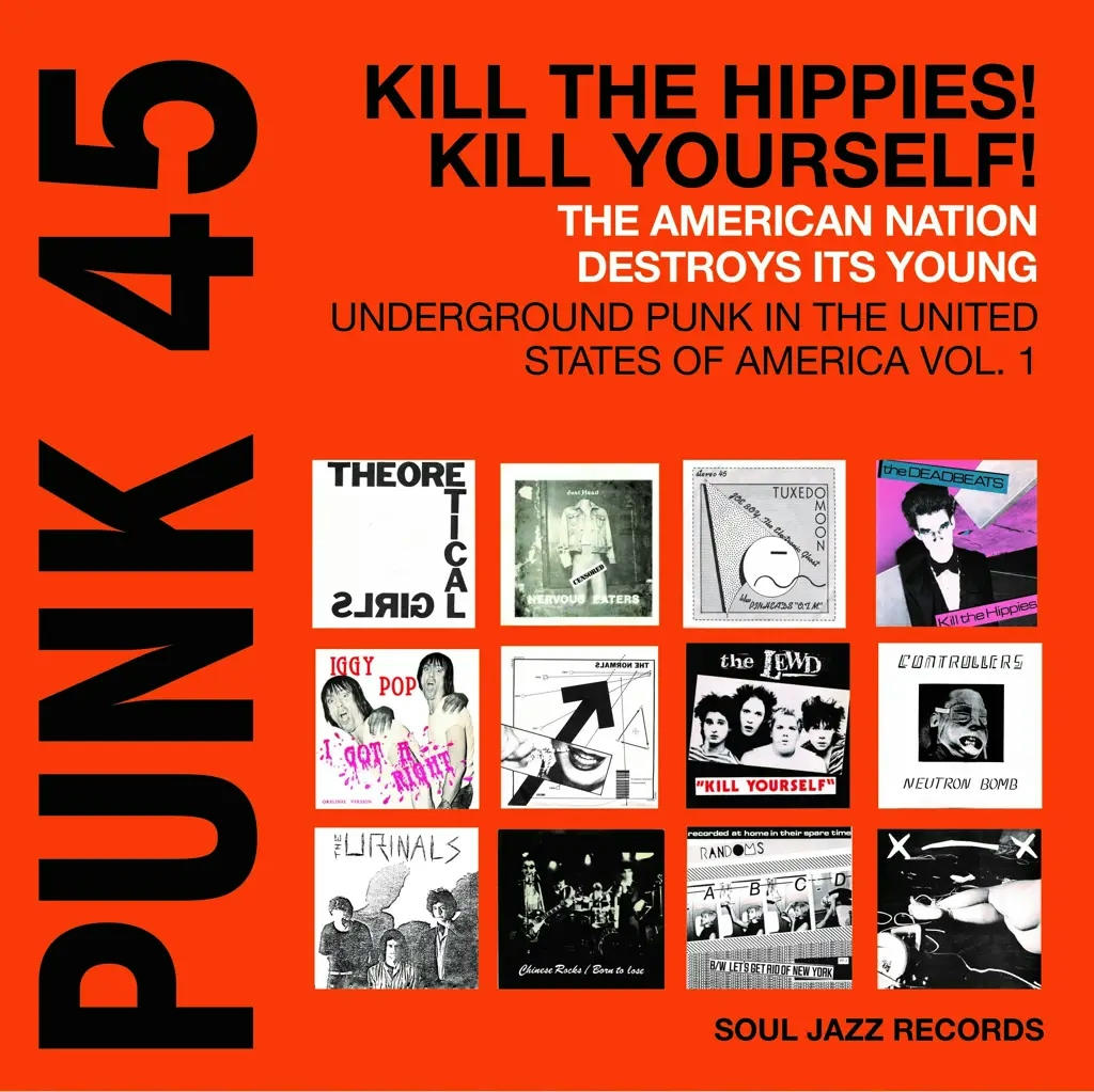 Album artwork for Punk 45: Kill the Hippies! Kill Yourself! The American Nation Destroys Its Young - RSD 2024 by Various