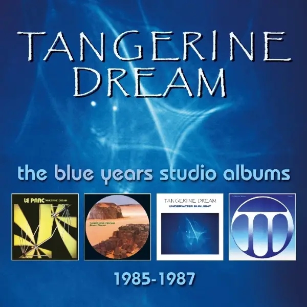 Album artwork for The Blue Years Studio Albums 1985-1987: 4CD Remast by Tangerine Dream