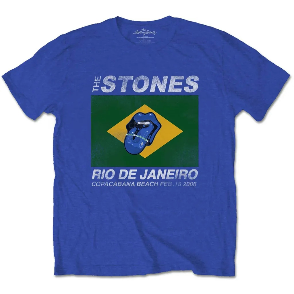 Album artwork for Unisex T-Shirt Copacabana Blue by The Rolling Stones