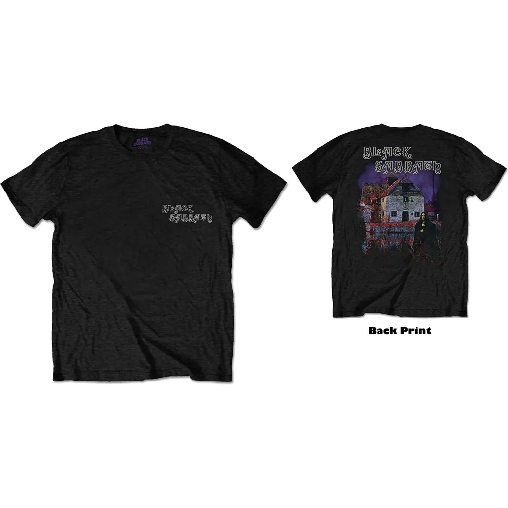 Album artwork for Unisex T-Shirt Debut Album Back Print by Black Sabbath