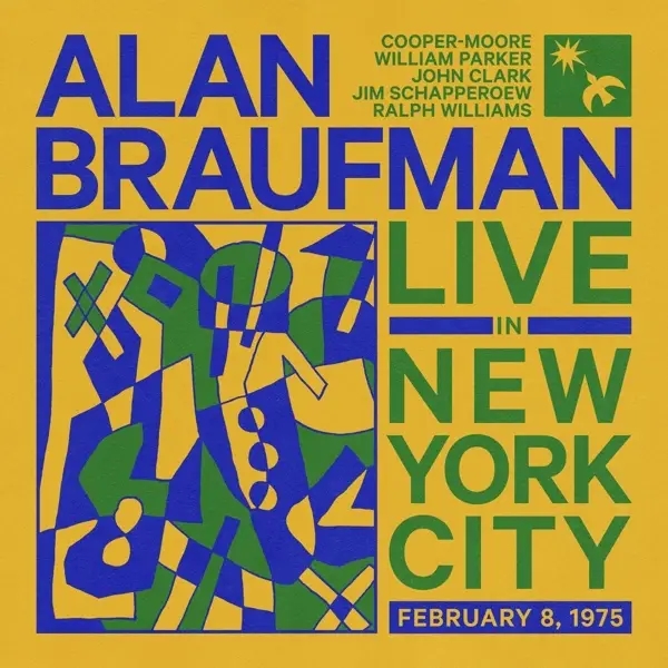 Album artwork for Live In New York City,February 8,1975 by Alan Braufman