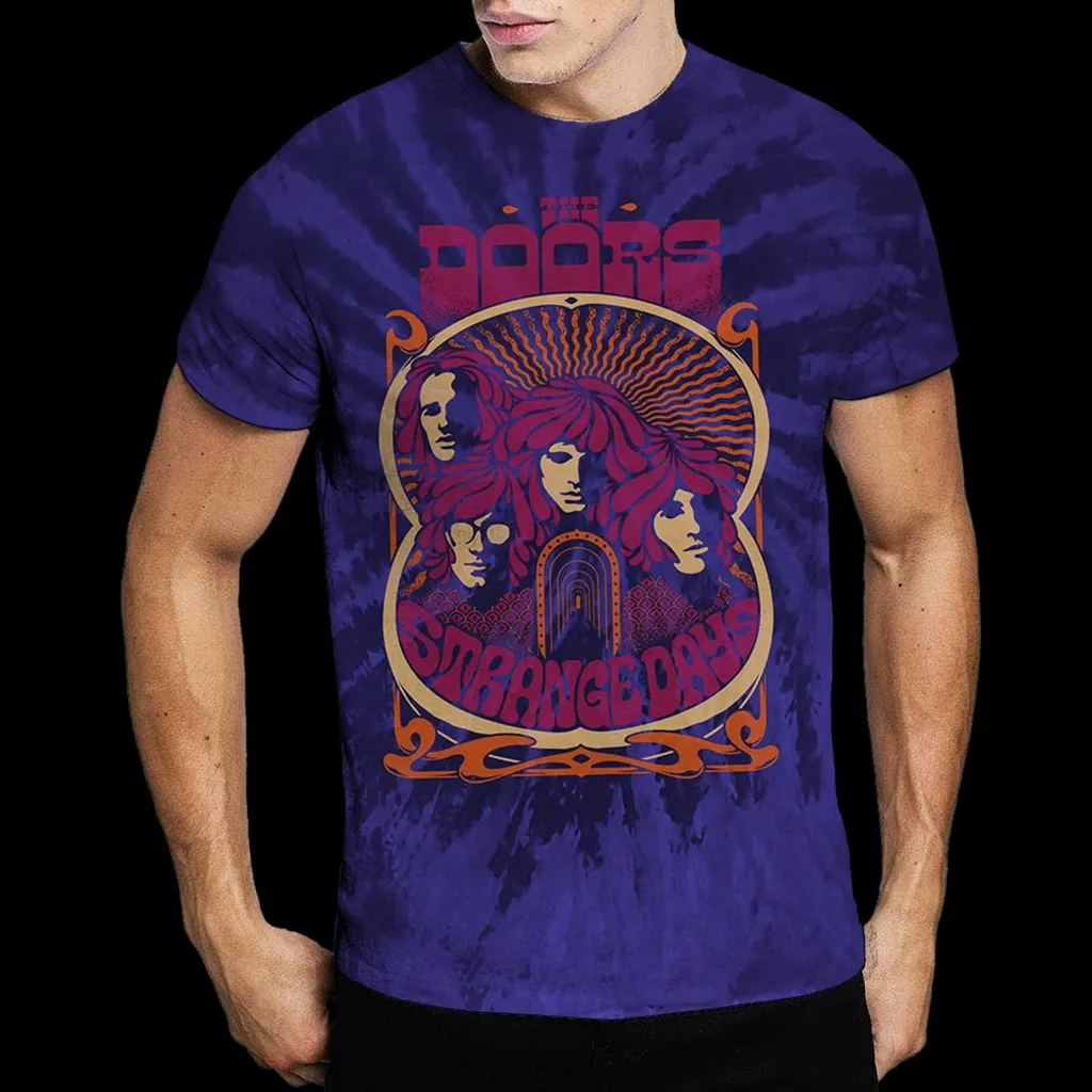 Album artwork for Unisex T-Shirt Strange Days Dip Dye, Dye Wash by The Doors