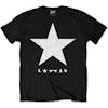 Album artwork for Unisex T-Shirt Blackstar (White Star on Black) by David Bowie