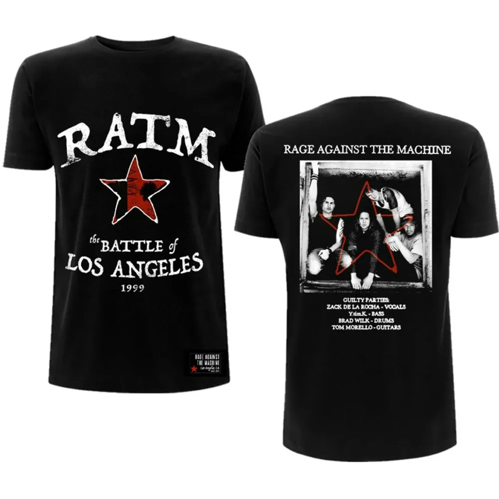 Album artwork for Unisex T-Shirt Battle Star Back Print by Rage Against The Machine