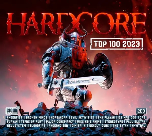 Album artwork for Hardcore Top 100-2023 by Various