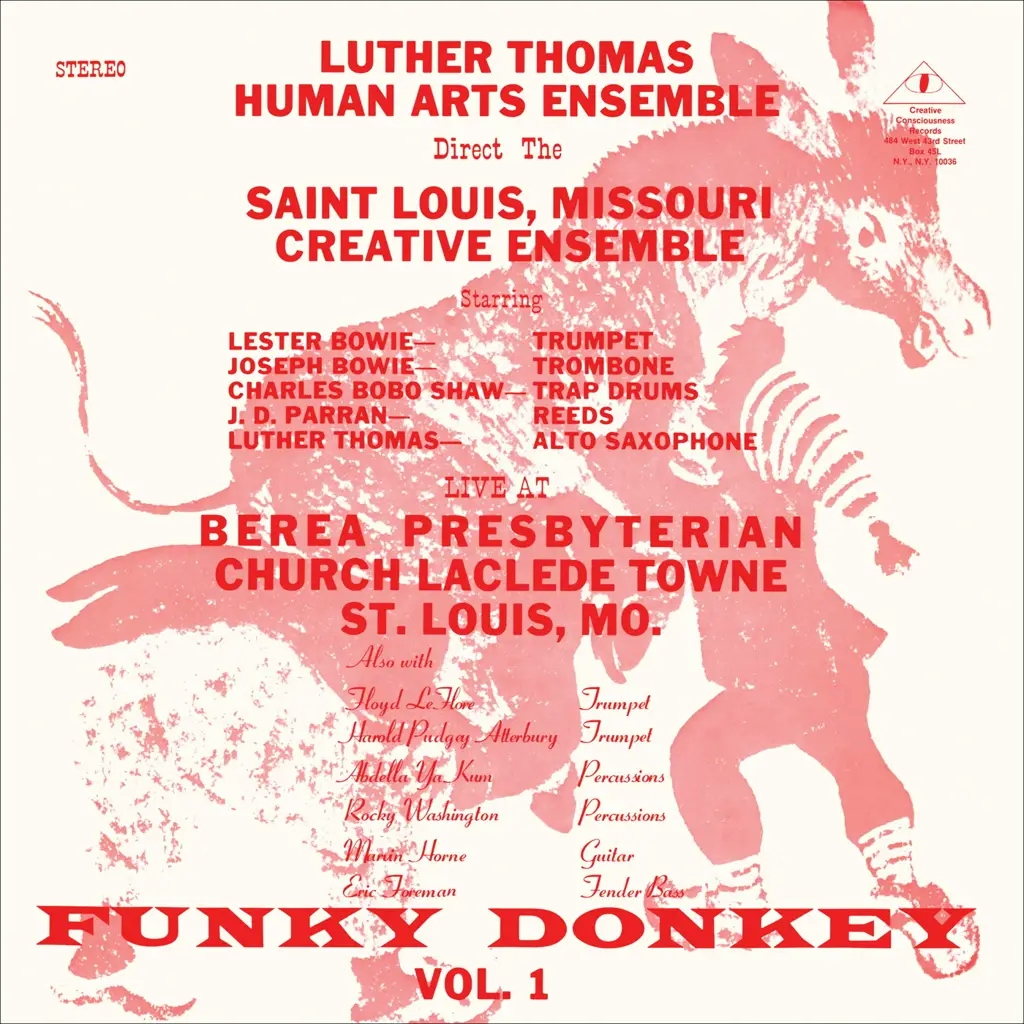 Album artwork for Funky Donkey Vol.1 by Luther Thomas Human Arts Ensemble