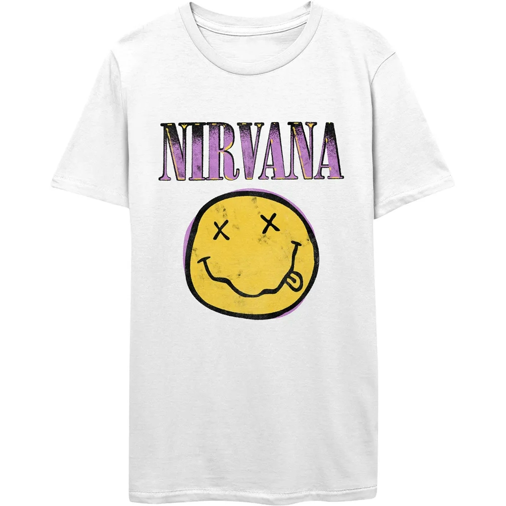 Album artwork for Unisex T-Shirt Xerox Smiley Pink by Nirvana