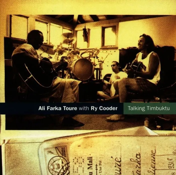 Album artwork for Talking Timbuktu by Ali Farka And Cooder,Ry Touré