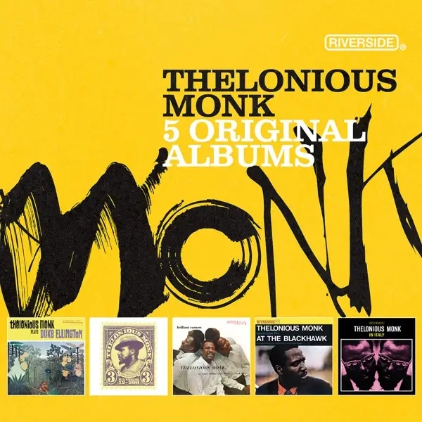 Album artwork for 5 Original Albums by Thelonious Monk